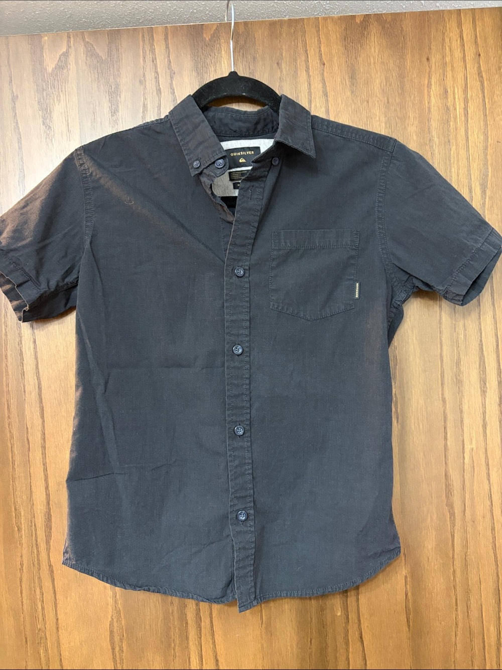Quiksilver Short Sleeve Button-Down Shirt - Black
